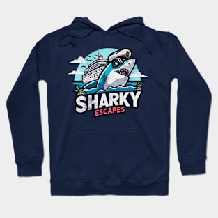 sharky escapes Hoodie